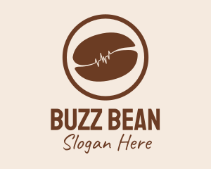 Brown Coffee Bean Farm  logo design