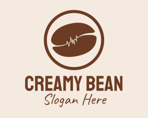 Brown Coffee Bean Farm  logo design