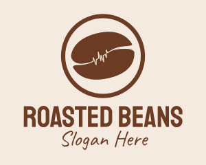 Brown Coffee Bean Farm  logo design