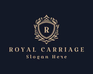 Royal Deluxe Shield logo design