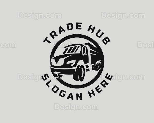 Dump Truck Vehicle Logo