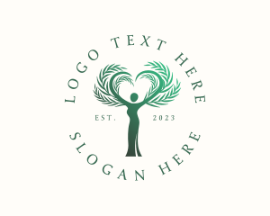 Female Tree Heart Logo