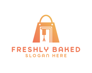 Baking Pastry Shopping Bag logo design