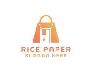 Baking Pastry Shopping Bag logo design