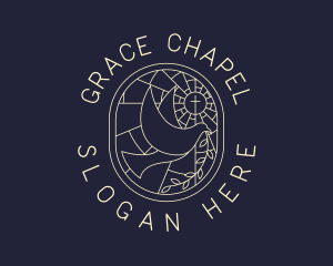 Holy Chapel Dove logo design