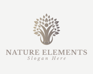 Nature Human Tree logo design