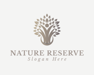 Nature Human Tree logo design