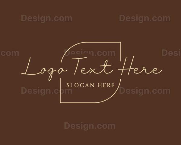 Elegant Handwritten Business Logo