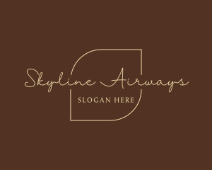 Elegant Handwritten Business logo