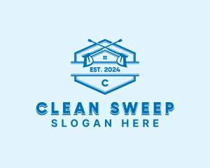 Cleaning Power Washer logo design