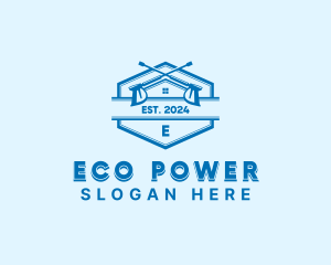 Cleaning Power Washer logo design