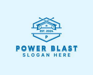 Cleaning Power Washer logo design