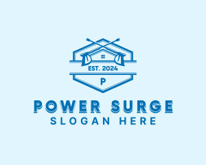 Cleaning Power Washer logo design