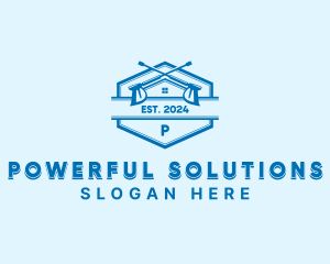 Cleaning Power Washer logo design