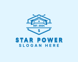 Cleaning Power Washer logo design