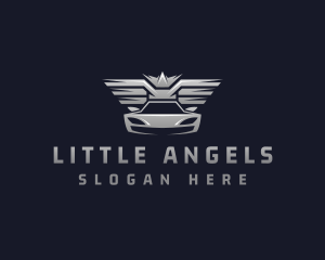 Wings Crown Car logo