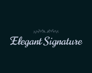 Elegant Wellness Cosmetics logo design