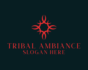 Sun Tribal Tattoo  logo design