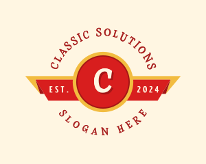 Classic Retro Business logo design