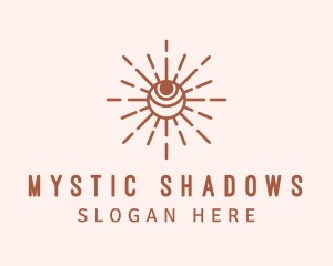 Mystical Sun Eye logo design