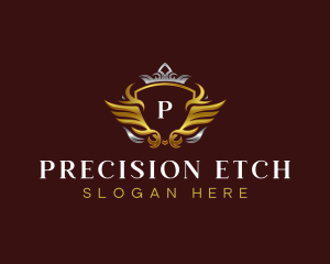 Premium Crest Shield logo design