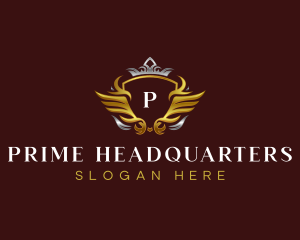 Premium Crest Shield logo design