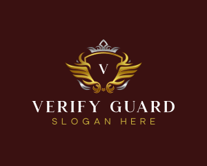 Premium Crest Shield logo design