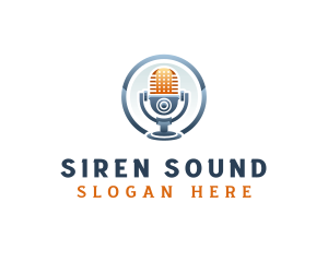 Radio Sound Microphone logo design