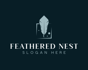 Feather Stationery Publisher logo design