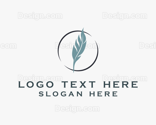 Feather Quill Calligraphy Logo