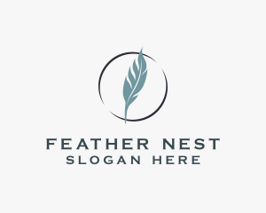 Feather Quill Calligraphy logo design