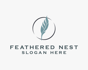 Feather Quill Calligraphy logo design