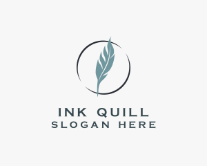 Feather Quill Calligraphy logo design