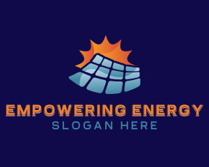 Solar Panel Energy logo design