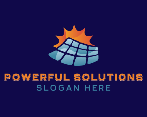 Solar Panel Energy logo design