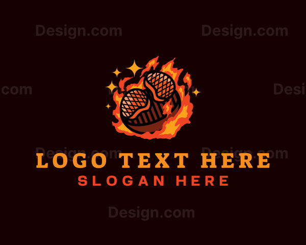 Barbecue Grill Restaurant Logo