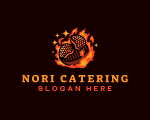 Barbecue Grill Restaurant logo design