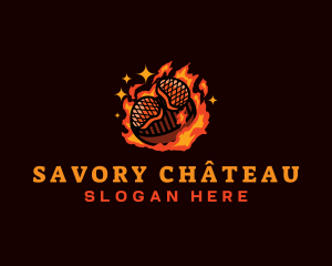 Barbecue Grill Restaurant logo design