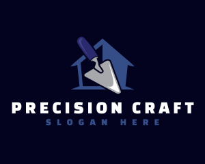 Construction Trowel Masonry logo design