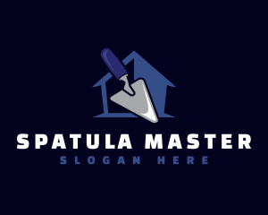 Construction Trowel Masonry logo design