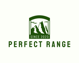 Window Mountain Camping  logo design