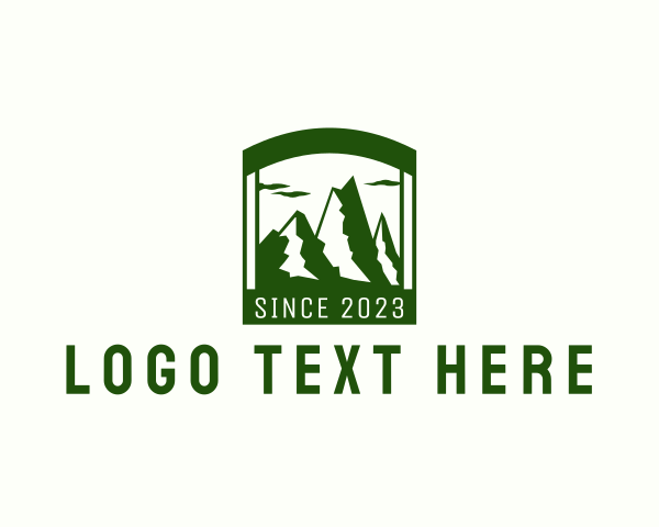 Hiking logo example 1