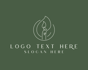 Decor Candlelight Flame logo