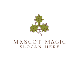 Fancy Maple Leaf logo design