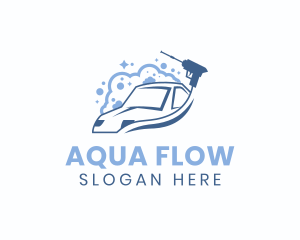 Pressure Hose Wash logo design