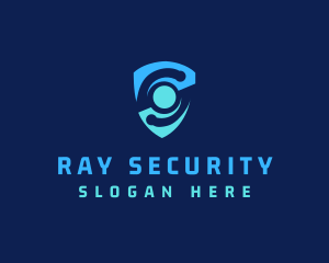 Cyber Security Shield logo design