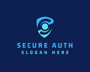 Cyber Security Shield logo design