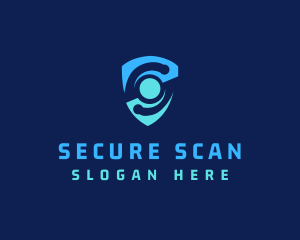 Cyber Security Shield logo design