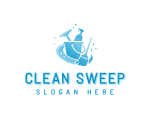 Cleaning Disinfection Tools logo design