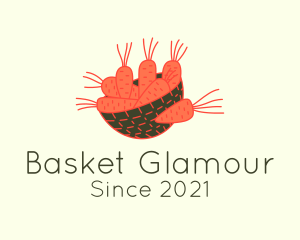 Carrot Harvest Basket  logo design